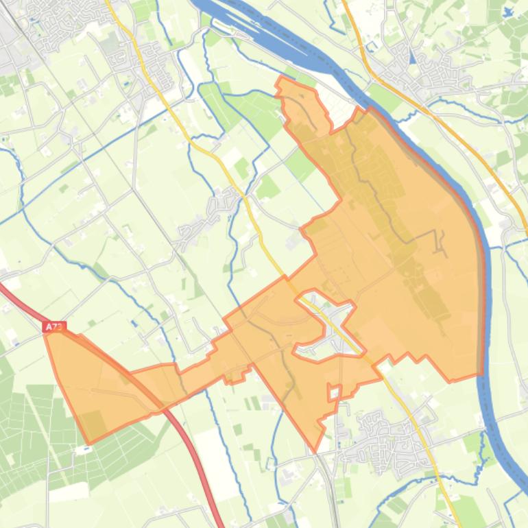 Kaart van de buurt Groeningen buitengebied.