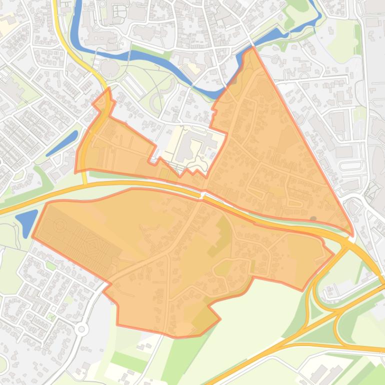 Kaart van de buurt Groenlo-Zuid.