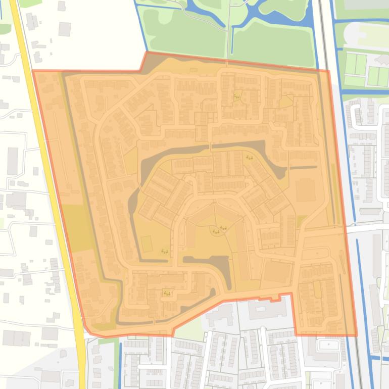 Kaart van de buurt Groenswaard 3.
