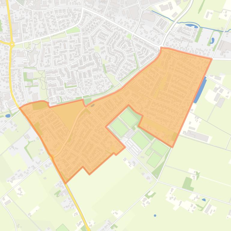 Kaart van de buurt Groesbeek Nijerf.