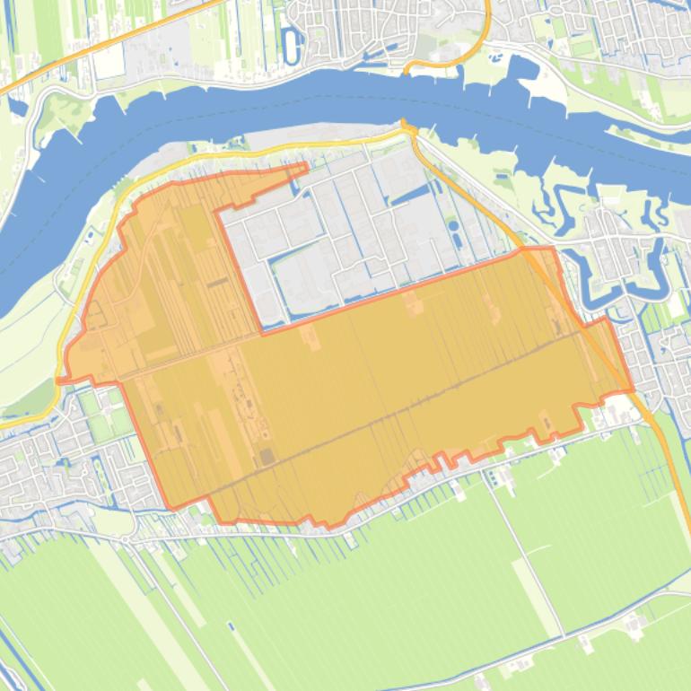 Kaart van de buurt Groot-Ammers-Buitengebied-Noord.