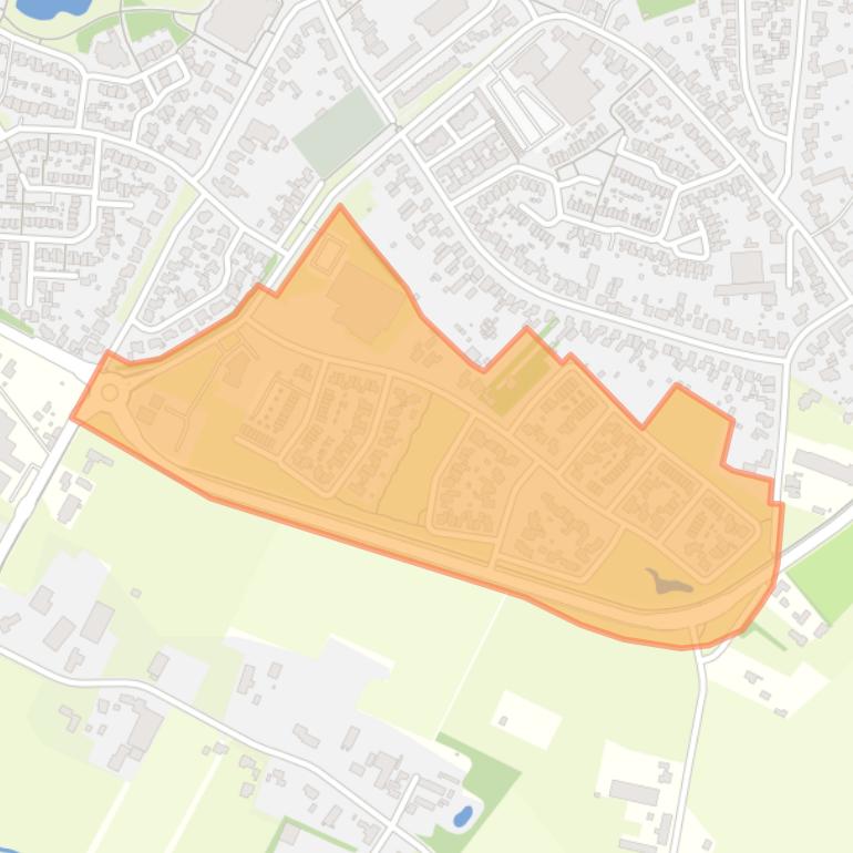 Kaart van de buurt Groote Hoeven.