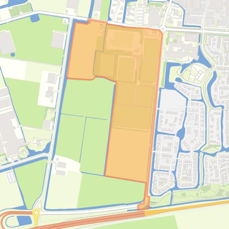 Kaart van de buurt Grootebroek buitengebied zuid.