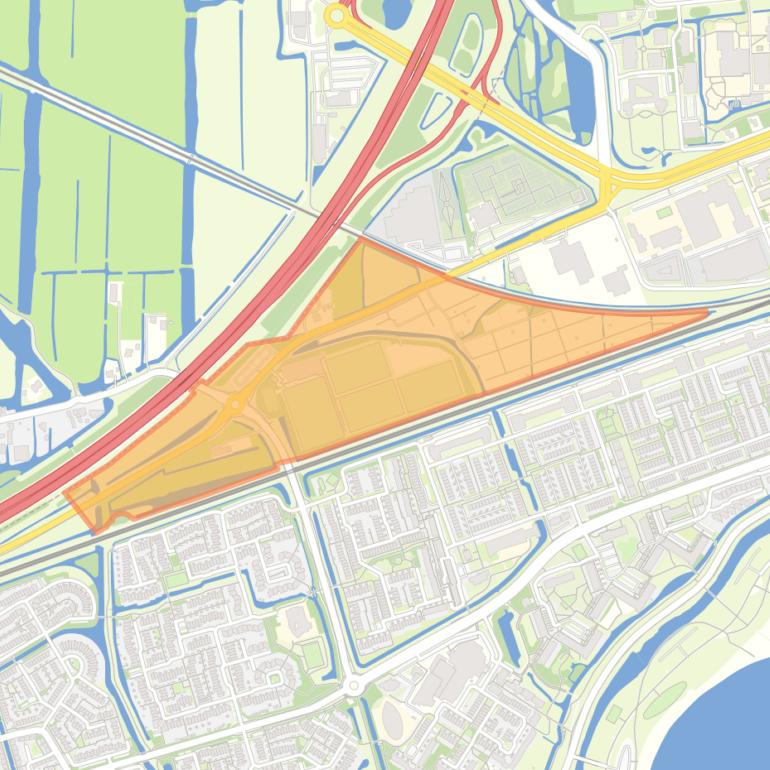 Kaart van de Grote Waal - Buurt 13 02.