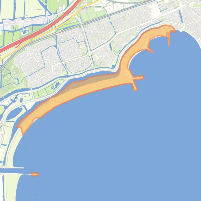 Kaart van de Grote Waal - Buurt 13 09.