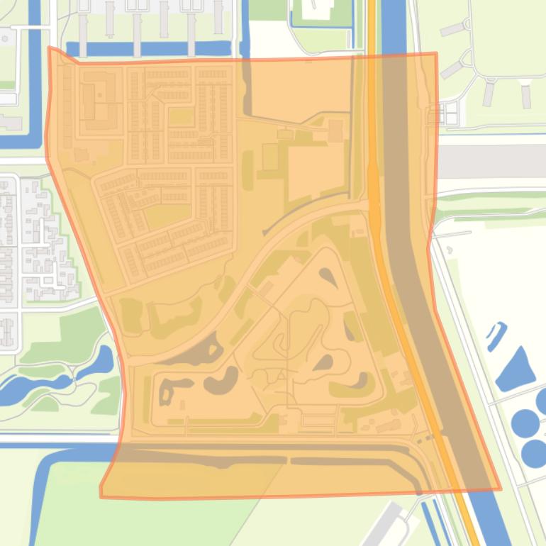 Kaart van de buurt Guldemond.