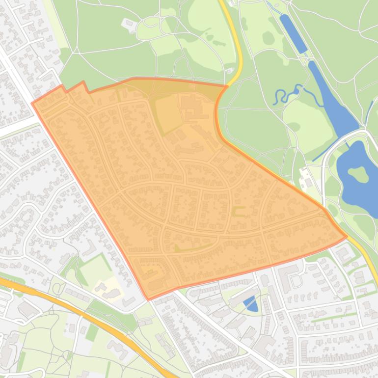 Kaart van de buurt Gulden Bodem.