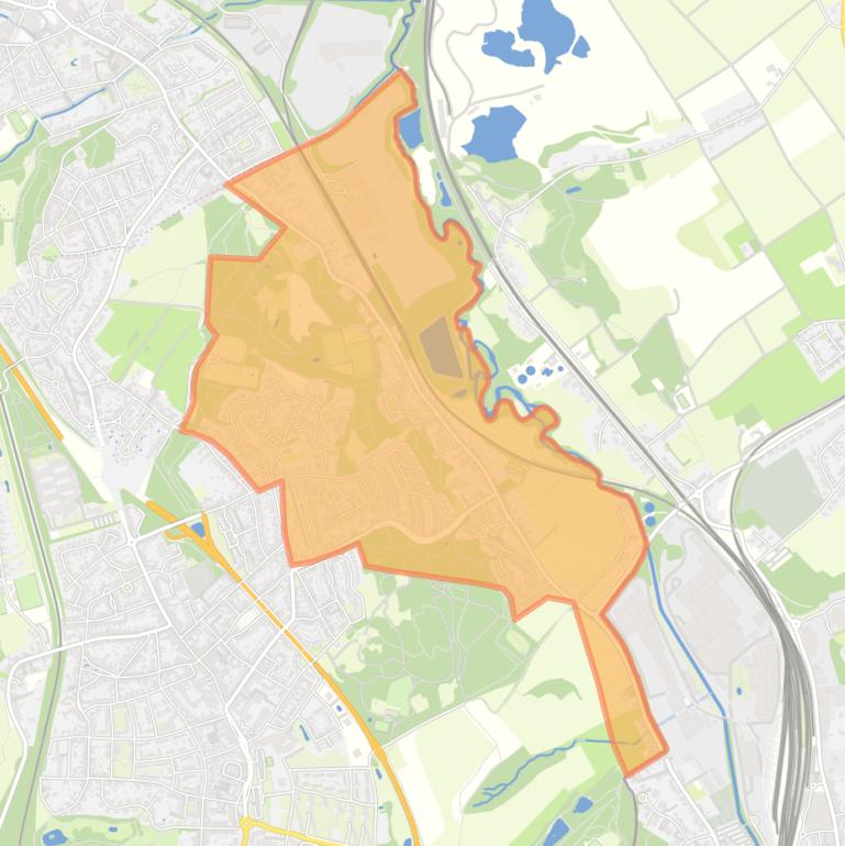 Kaart van de buurt Haanrade.