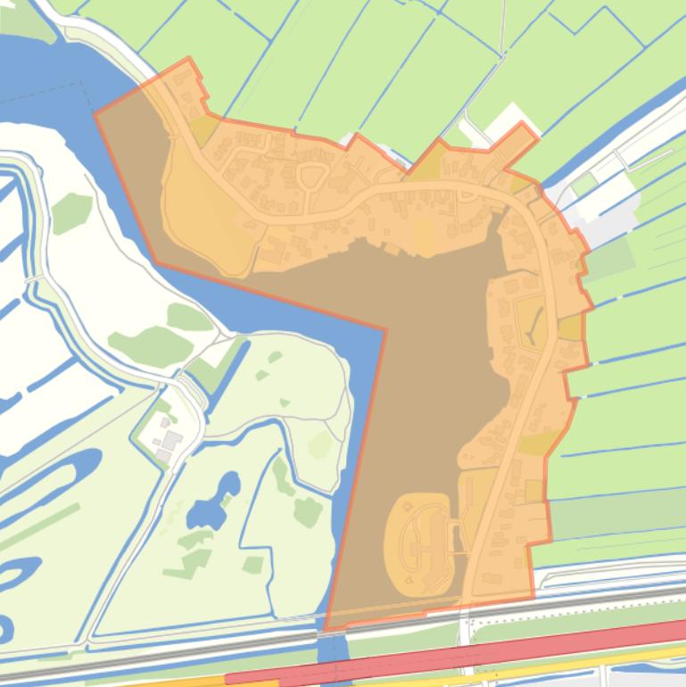 Kaart van de buurt Haarlemmerliede.