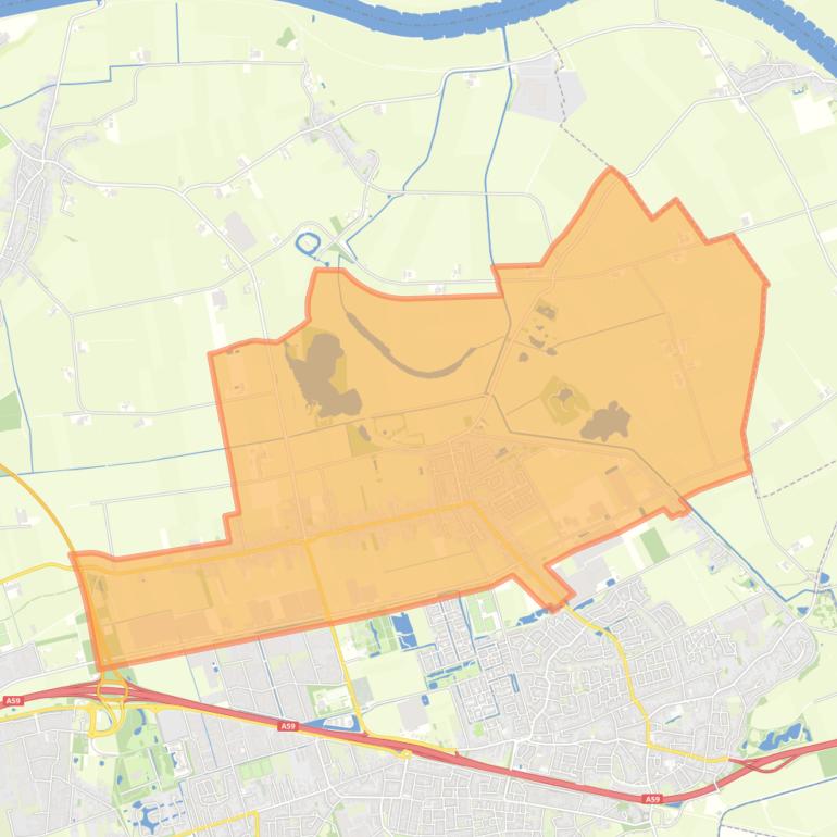 Kaart van de buurt Haarsteeg.