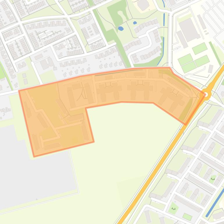 Kaart van de buurt Haarweg.