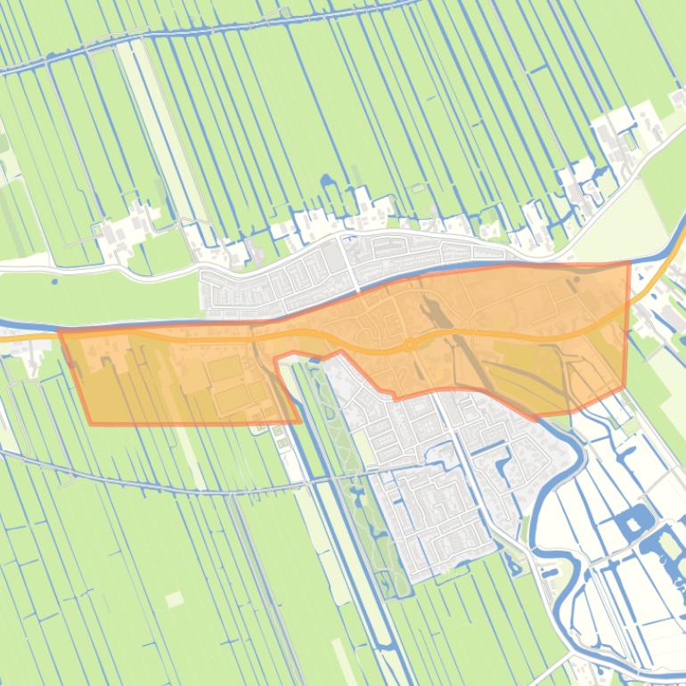 Kaart van de buurt Haastrecht-Dorpskern.