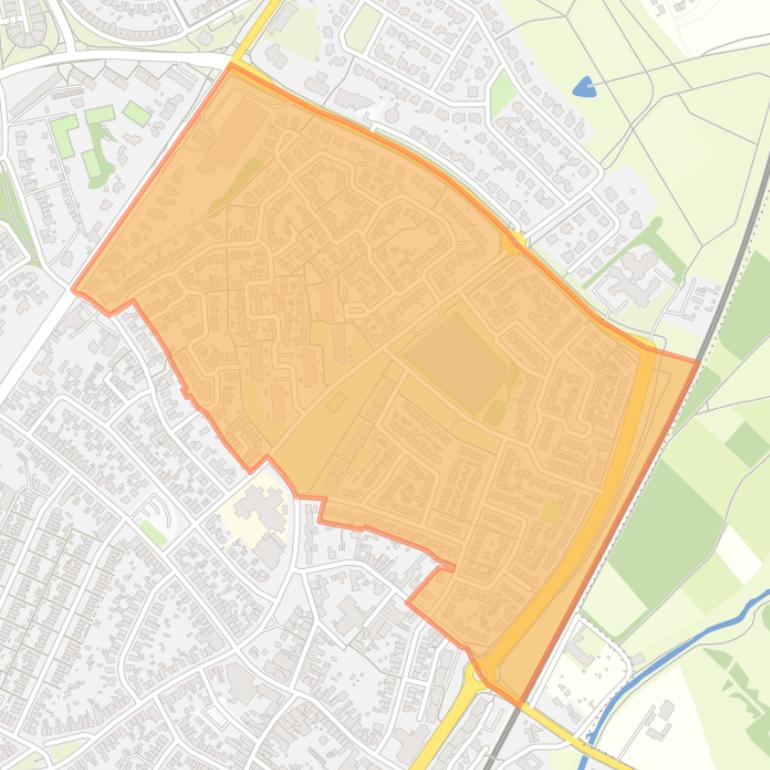 Kaart van de buurt Haesselderveld.
