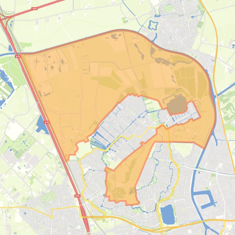 Kaart van de buurt Hagebeemd.