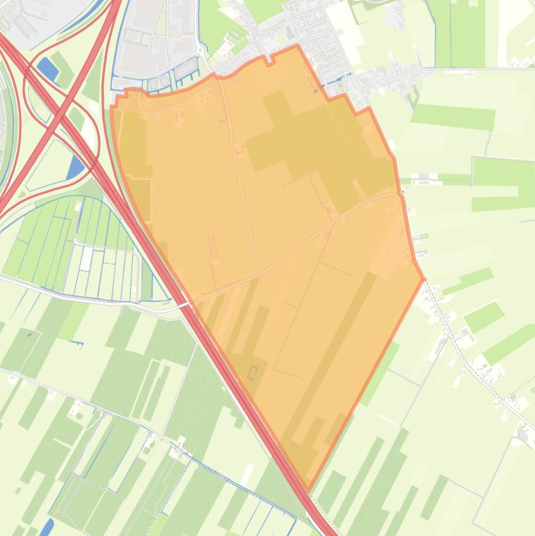 Kaart van de buurt Hagestein buitengebied zuid.