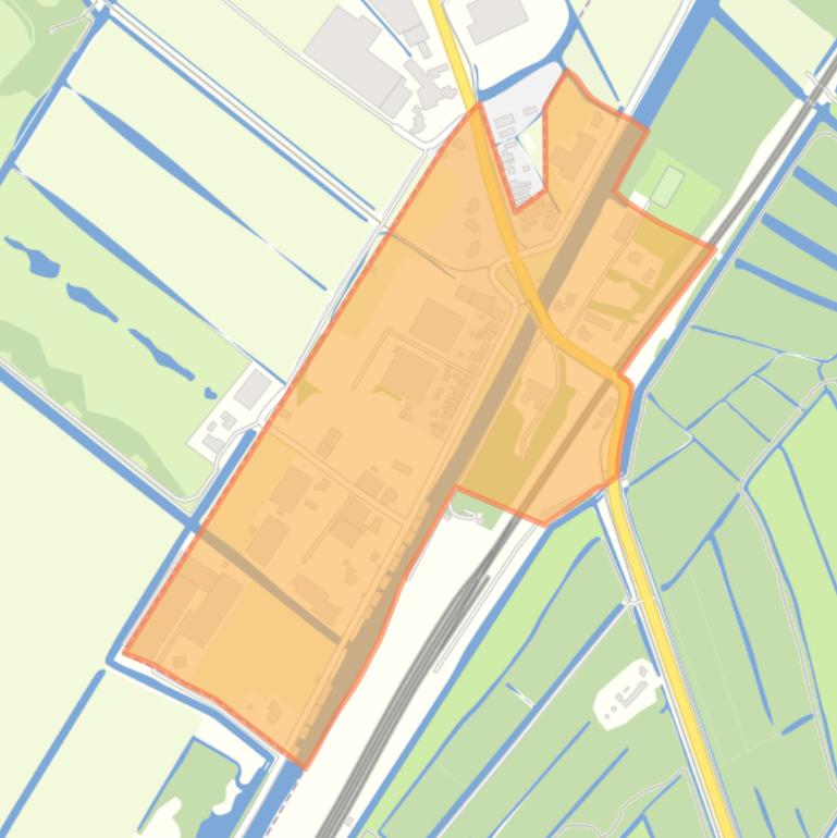 Kaart van de buurt Halfweg.