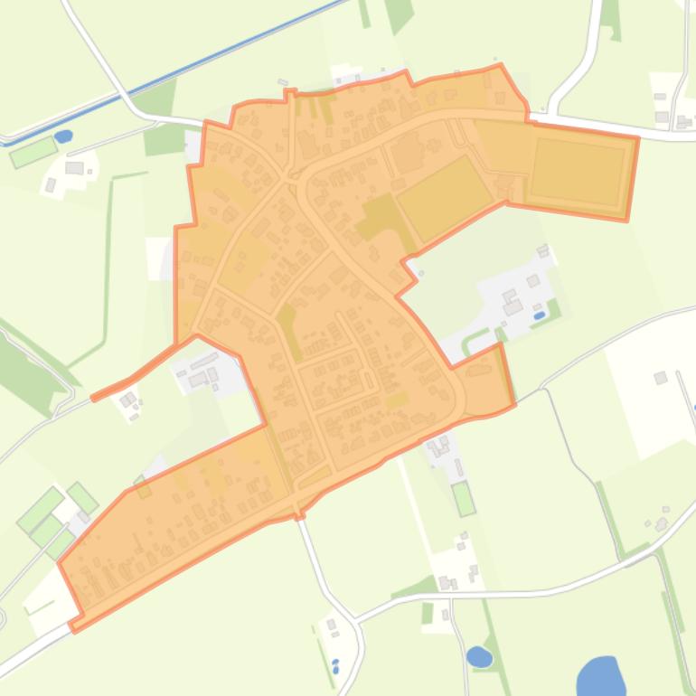 Kaart van de buurt Hall Kern.