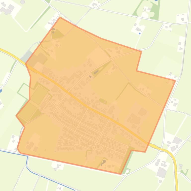 Kaart van de buurt Halle.