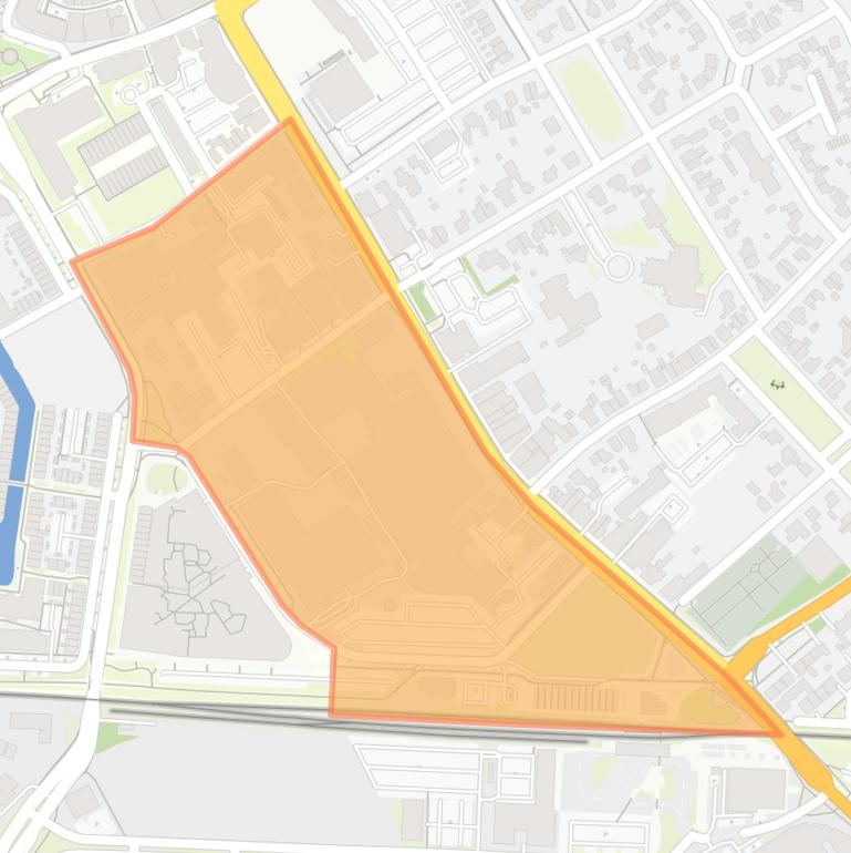 Kaart van de buurt Hamburgerbroek.