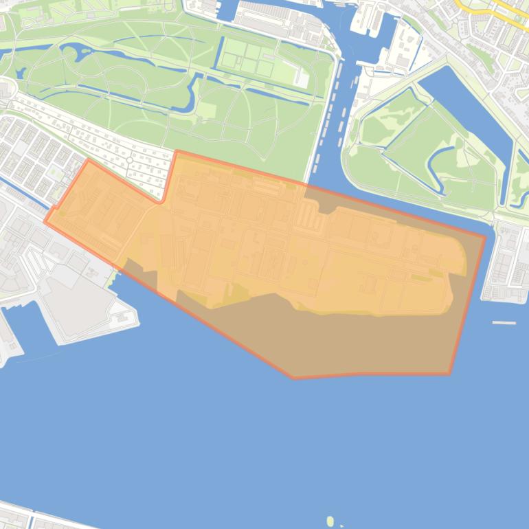 Kaart van de buurt Hamerstraatkwartier-Oost.