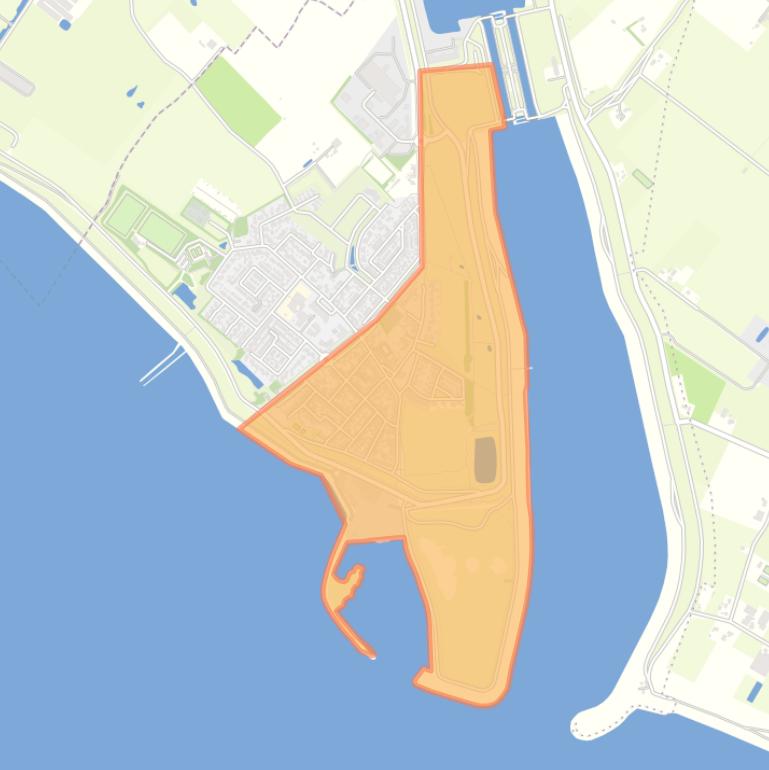 Kaart van de buurt Hansweert - Kern.