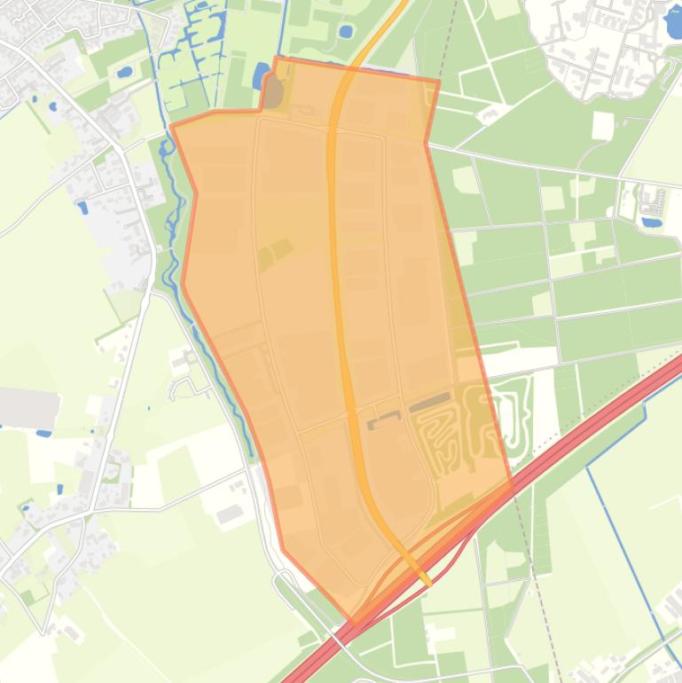 Kaart van de buurt Hapert Kempisch Bedrijvenpark.