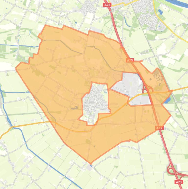 Kaart van de buurt Haps buitengebied.