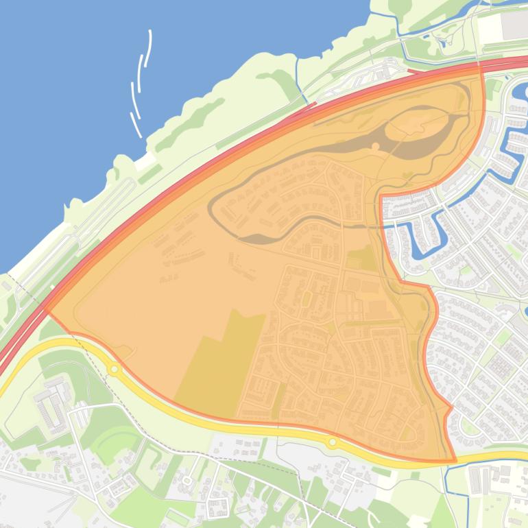 Kaart van de buurt Harderweide.