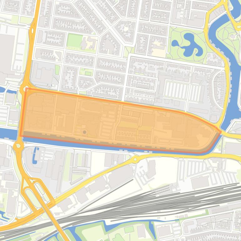 Kaart van de buurt Harlingervaart Noord.