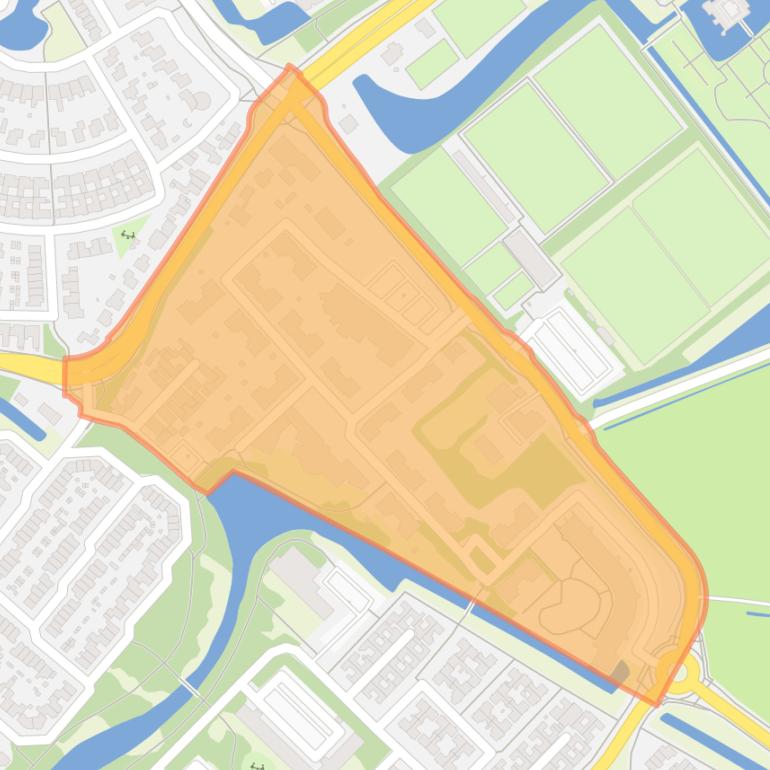 Kaart van de buurt Harteheem.