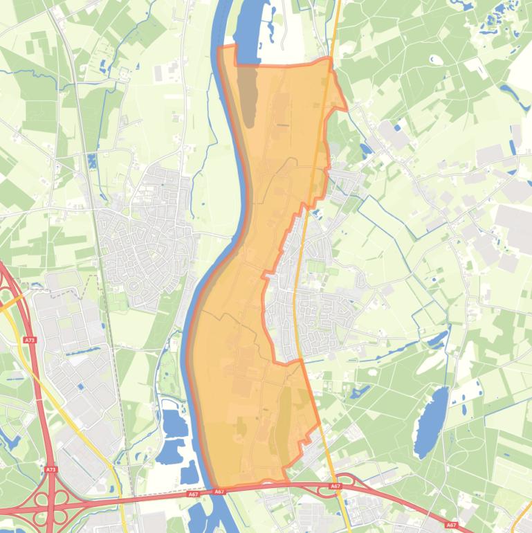 Kaart van de buurt Hasselt en Het Vorst.