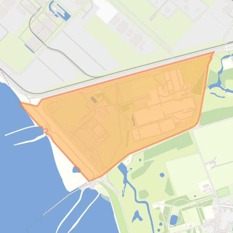 Kaart van de buurt Havengebied Sloe Borssele.