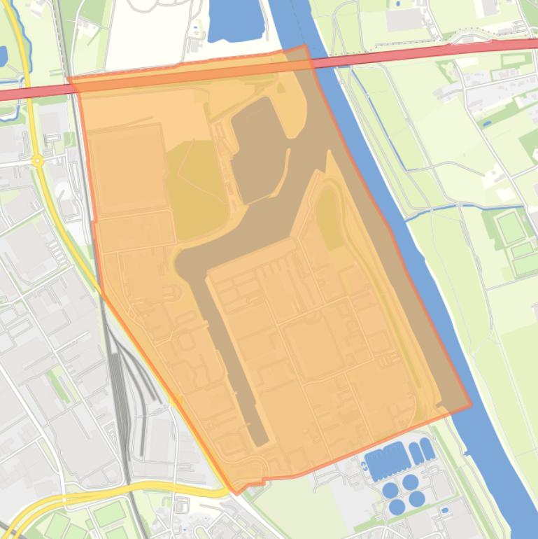 Kaart van de buurt Havengebied.