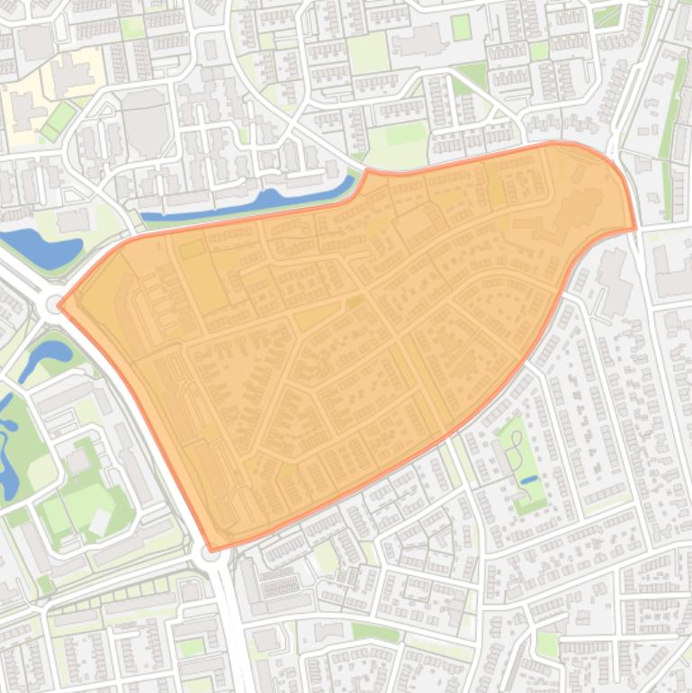 Kaart van de buurt Haverlanden.