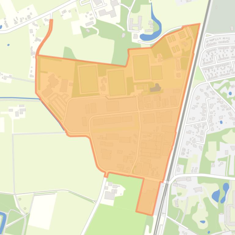 Kaart van de buurt Hazenberg.