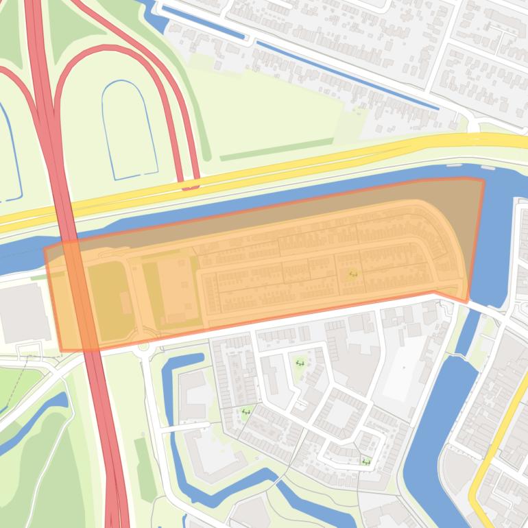 Kaart van de buurt Hazepolder.