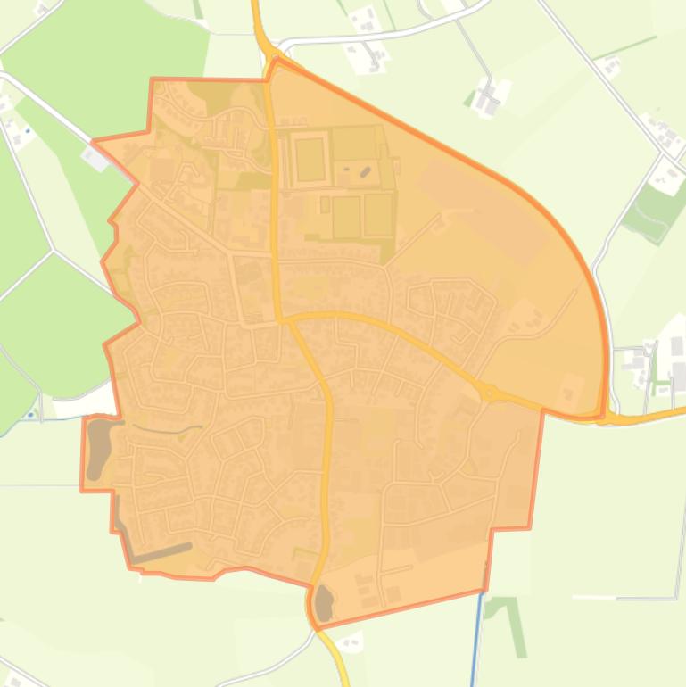 Kaart van de buurt Heeten Kern.