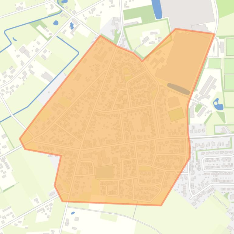 Kaart van de buurt Hegelsom.