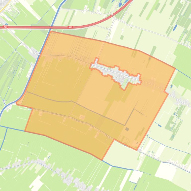 Kaart van de buurt Hei- en Boeicop buitengebied.