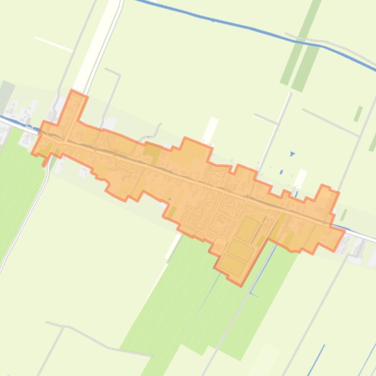 Kaart van de buurt Hei- en Boeicop kern.