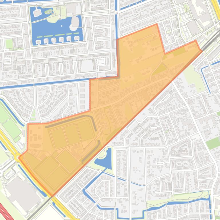 Kaart van de buurt Heideweg en omgeving.
