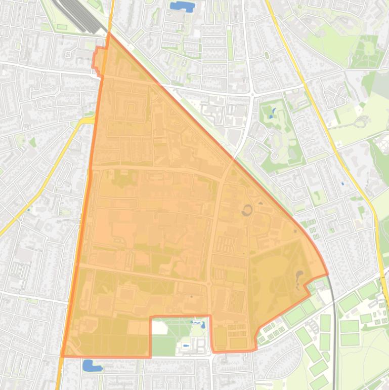 Kaart van de buurt Heijendaal.