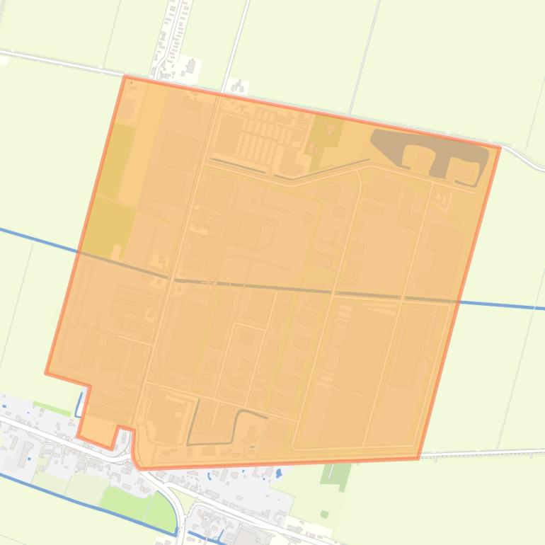 Kaart van de buurt Heinenoord Bedrijvenpark Hoeksche Waard.