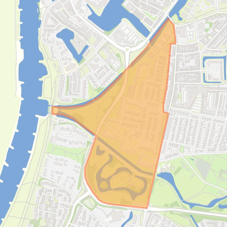 Kaart van de buurt Helbergen.