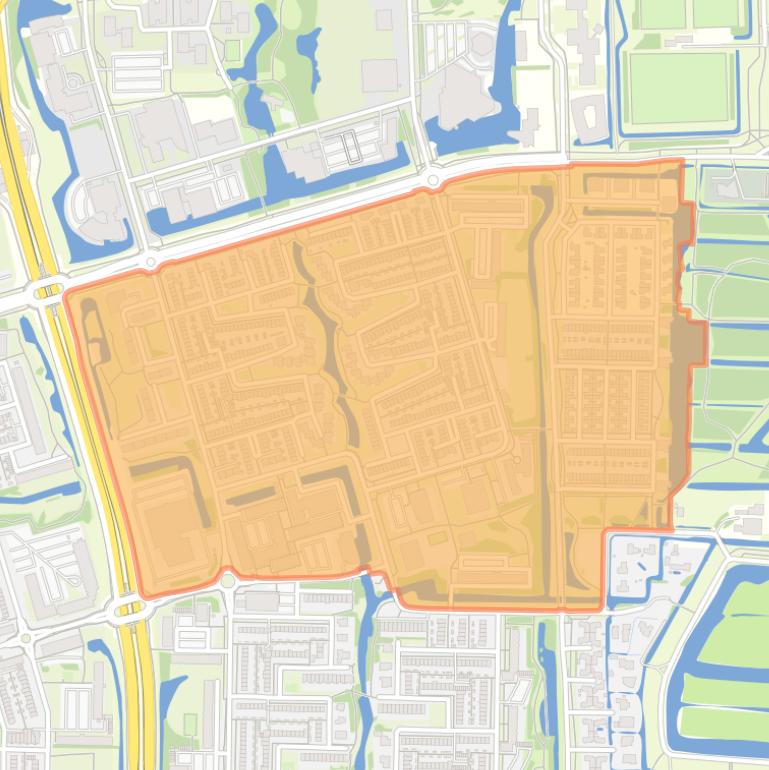 Kaart van de Heldenbuurt.