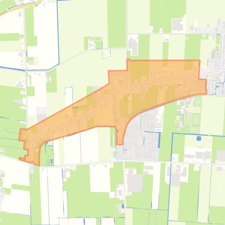 Kaart van de buurt Hem.