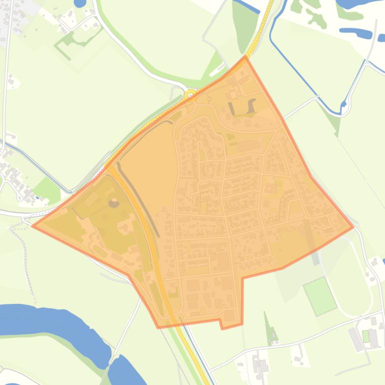 Kaart van de buurt Herwen.