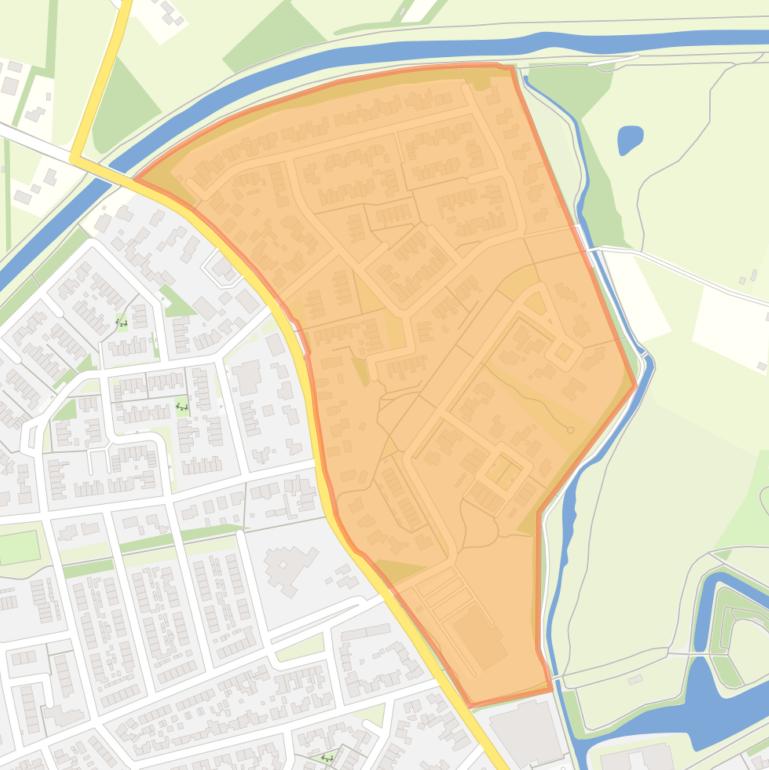 Kaart van de buurt Het Blik.