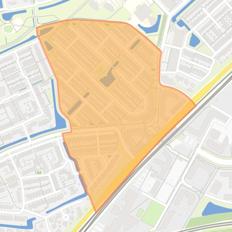 Kaart van de buurt Het Gein.