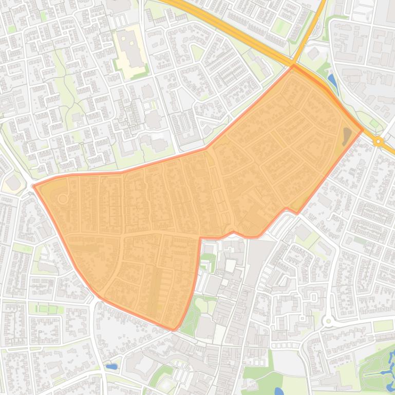 Kaart van de buurt Het Grieth.